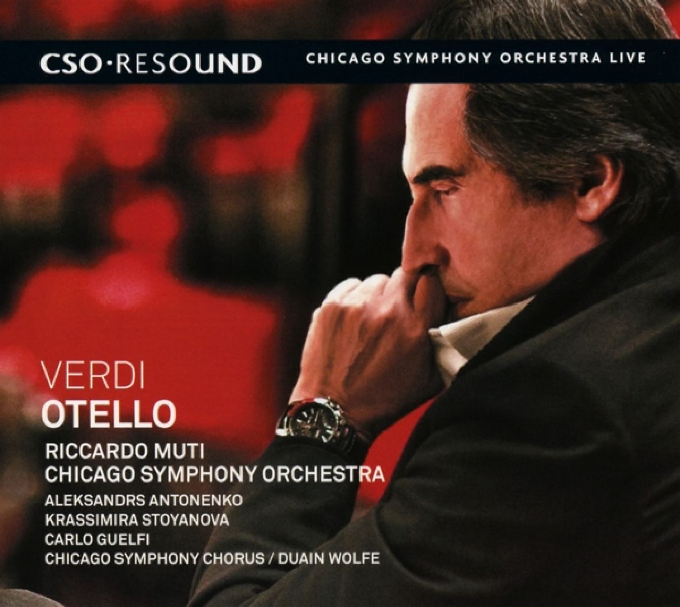 Afbeelding van Aleksandrs Antonenko, Chicago Symphony Orchestra, Riccardo Muti, Krassimira Stoyanova, Carlo Guelfi, Chicago Symphony Chorus, Duain Wolfe - Verdi: Otello