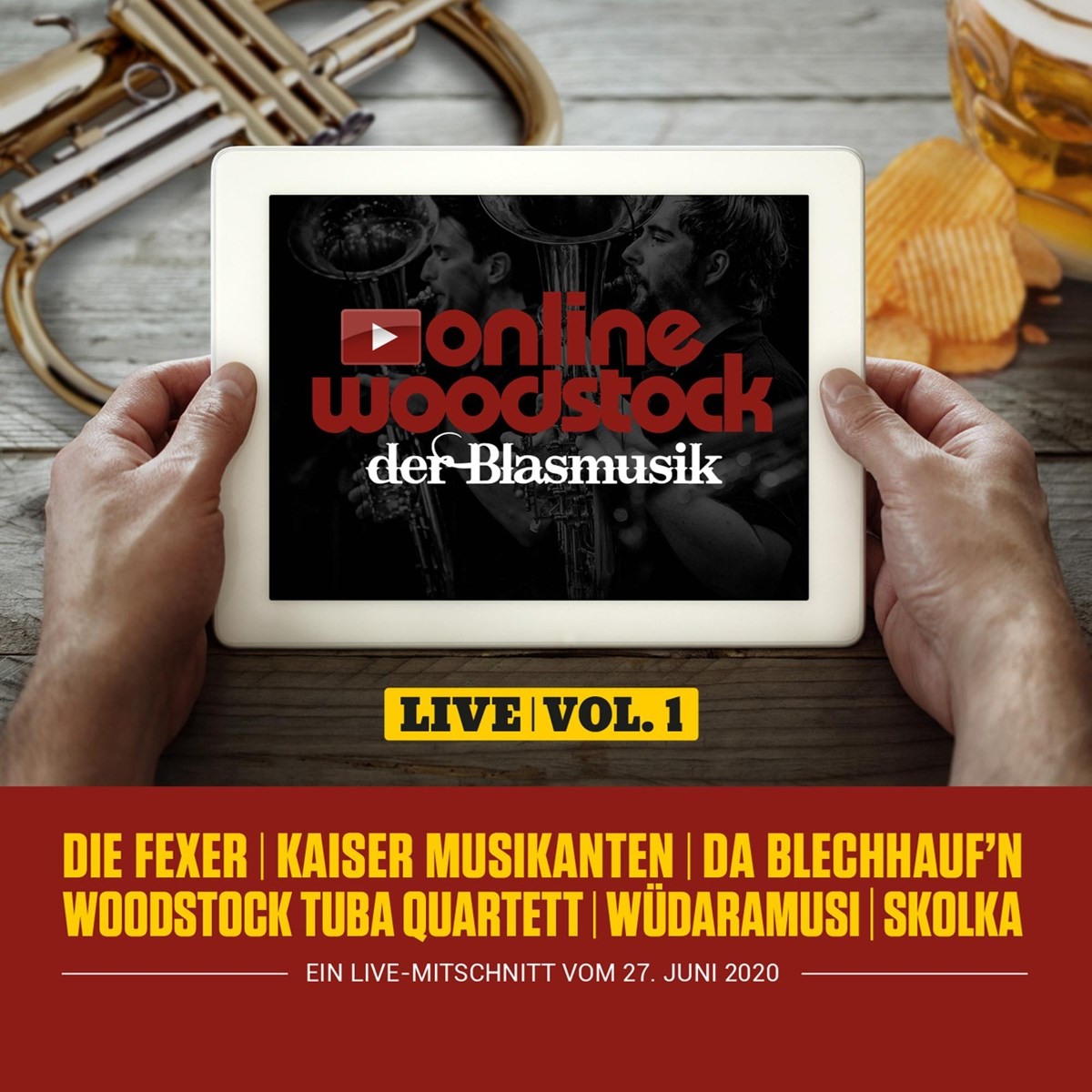 Afbeelding van Various Artists - Online Woodstock Der Blasmusik Live Vol.1