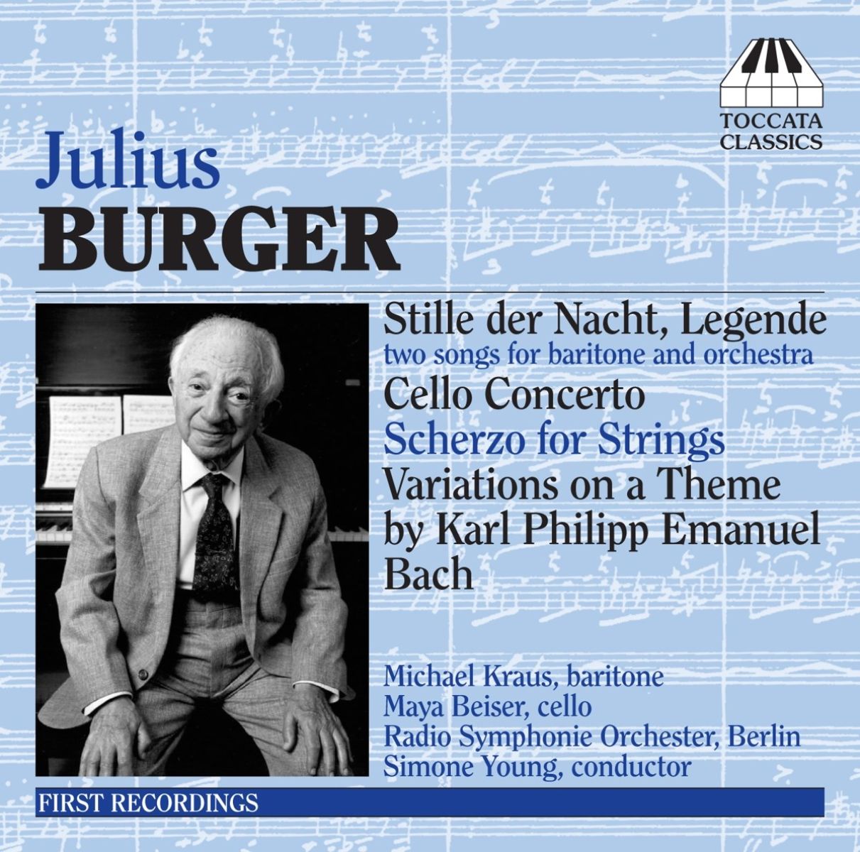 Afbeelding van Rundfunk-Sinfonieorchester Berlin, Simone Young - Julius Burger: Orchestral Music