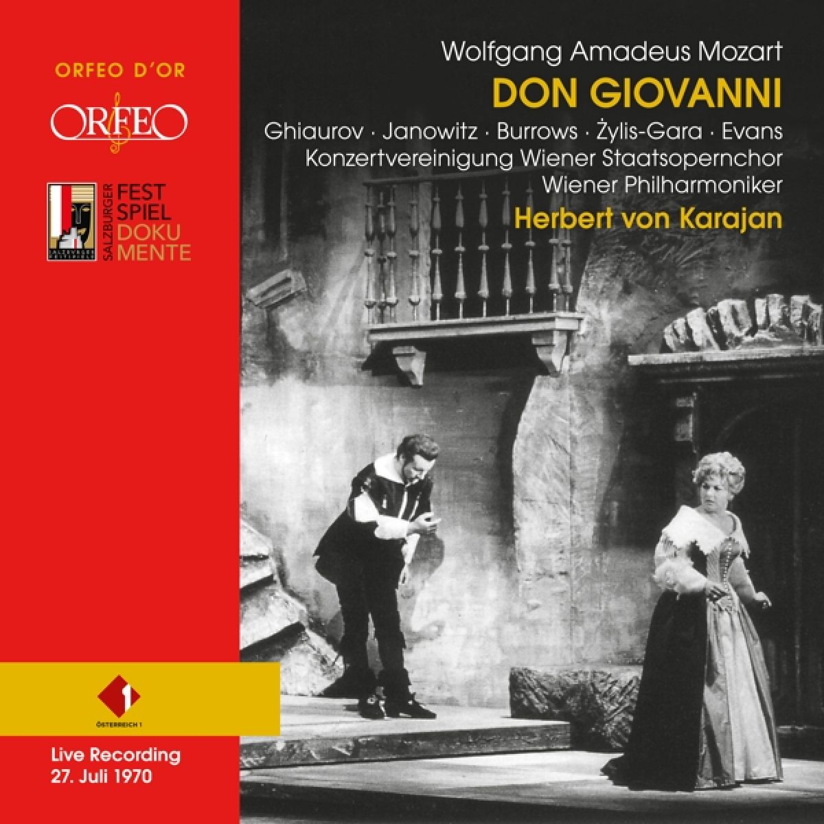 Afbeelding van Nicolai Ghiaurov, Gundula Janowitz - Mozart: Don Giovann I (1970 Live Recording)