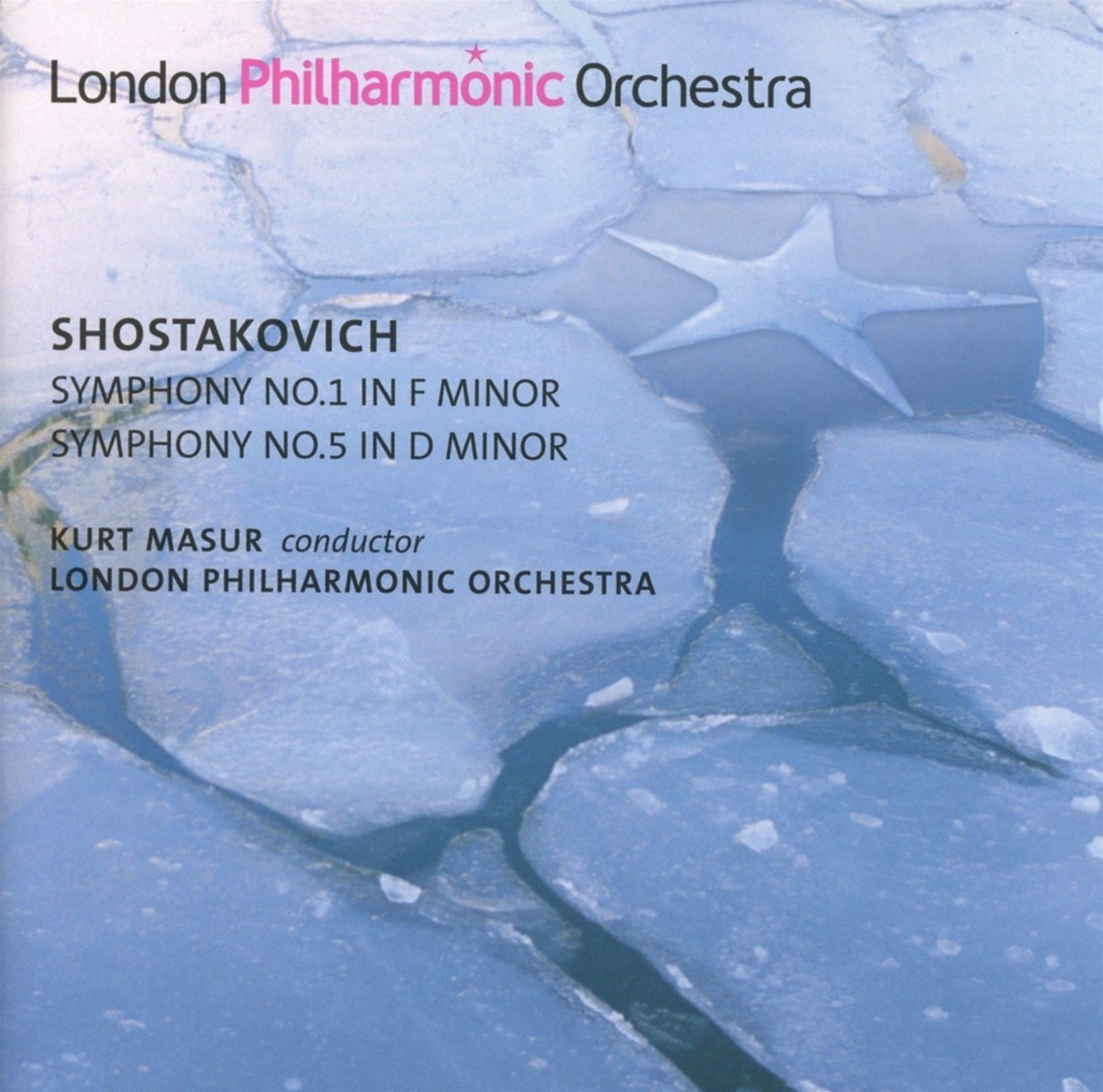 Afbeelding van London Philharmonic Orchestra, Kurt Masur - Shostakovich: Symphony No.1 And No.5