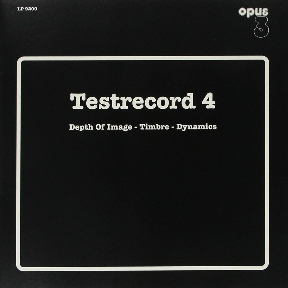 Afbeelding van Various Artists - Test Record 4 (Depth Of Image, Timbre, Dynamics)