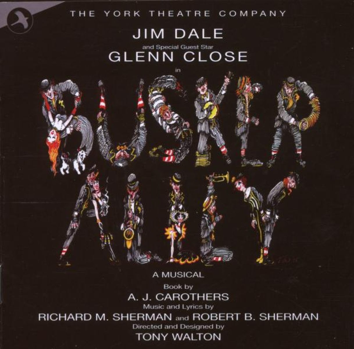 Afbeelding van The New York Theatre Company, Jim Dale, Glenn Close - Busker Alley
