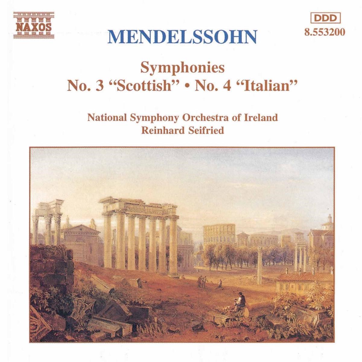 Afbeelding van National Symphony Orchestra Ireland - Mendelssohn: Symphonies 3 & 4