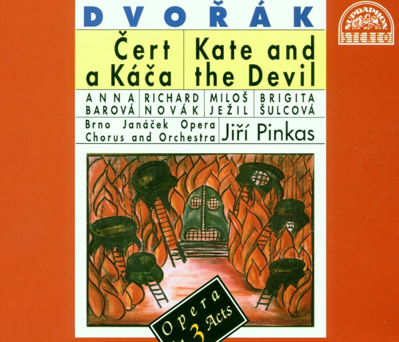 Afbeelding van Brno Janacek Opera Choir & Orchestra, Jiri Pinkas - Dvořák: Kate & The Devil