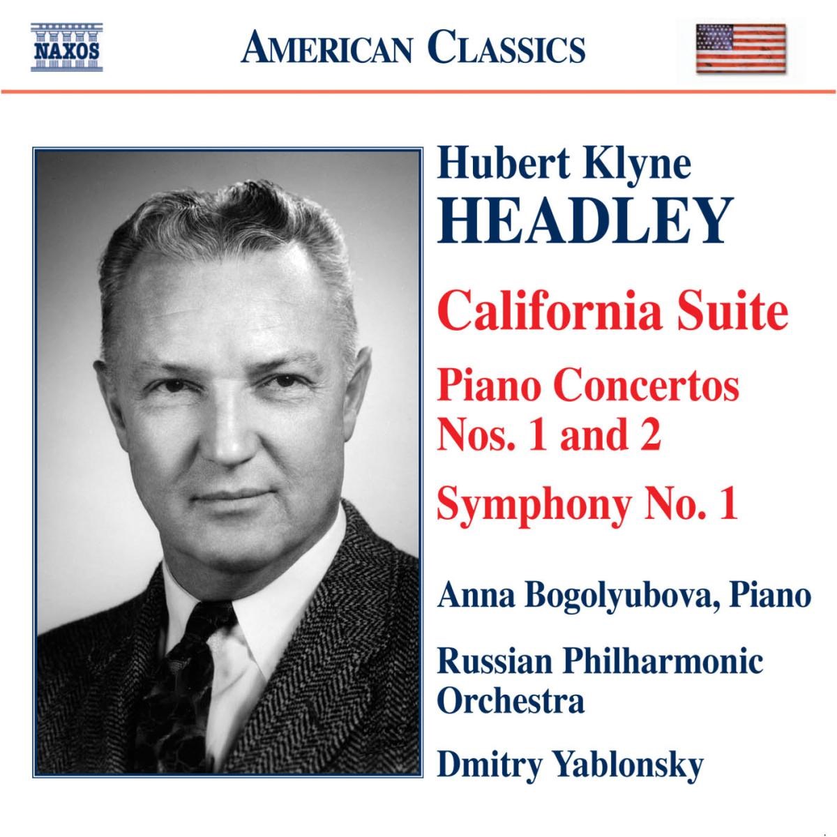 Afbeelding van Anna Bogolybova, Russian Philharmonic Orchestra, Dimitry Yablonsky - Headley: Piano Concertos 1 & 2 | Symphony No.1