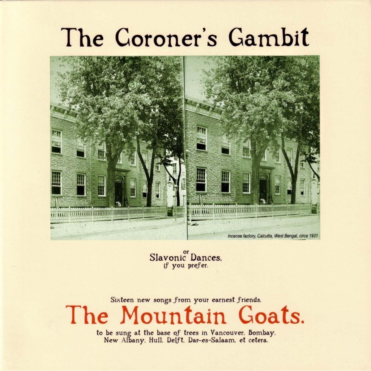 Afbeelding van Mountain Goats - The Coroner's Gambit