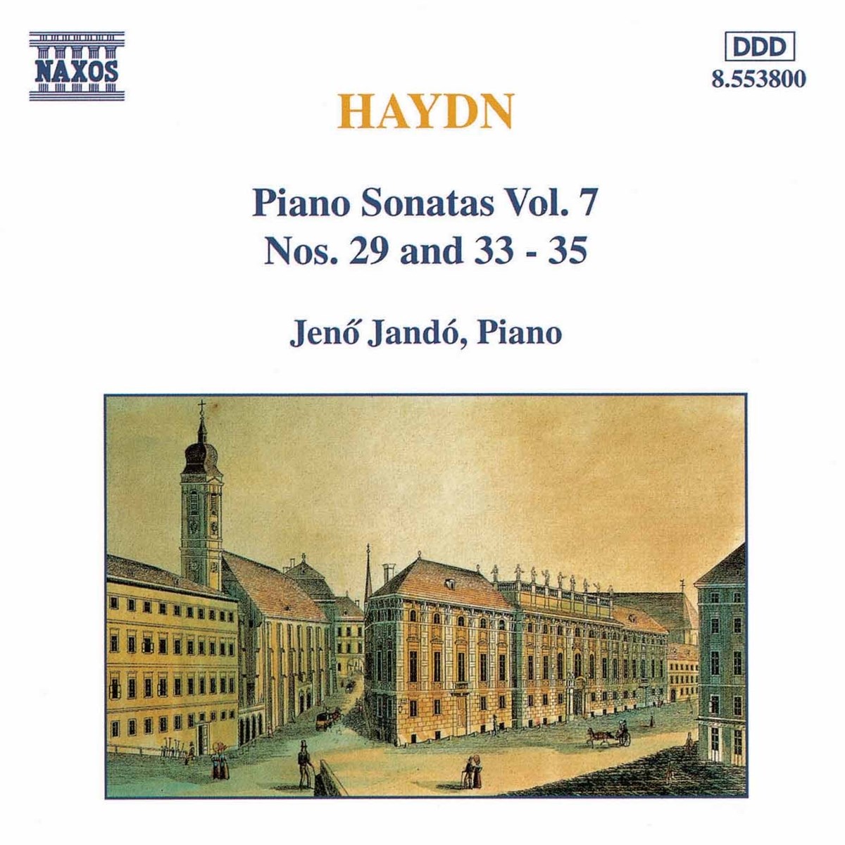 Afbeelding van Jeno Jandó - Haydn: Piano Sonatas 7