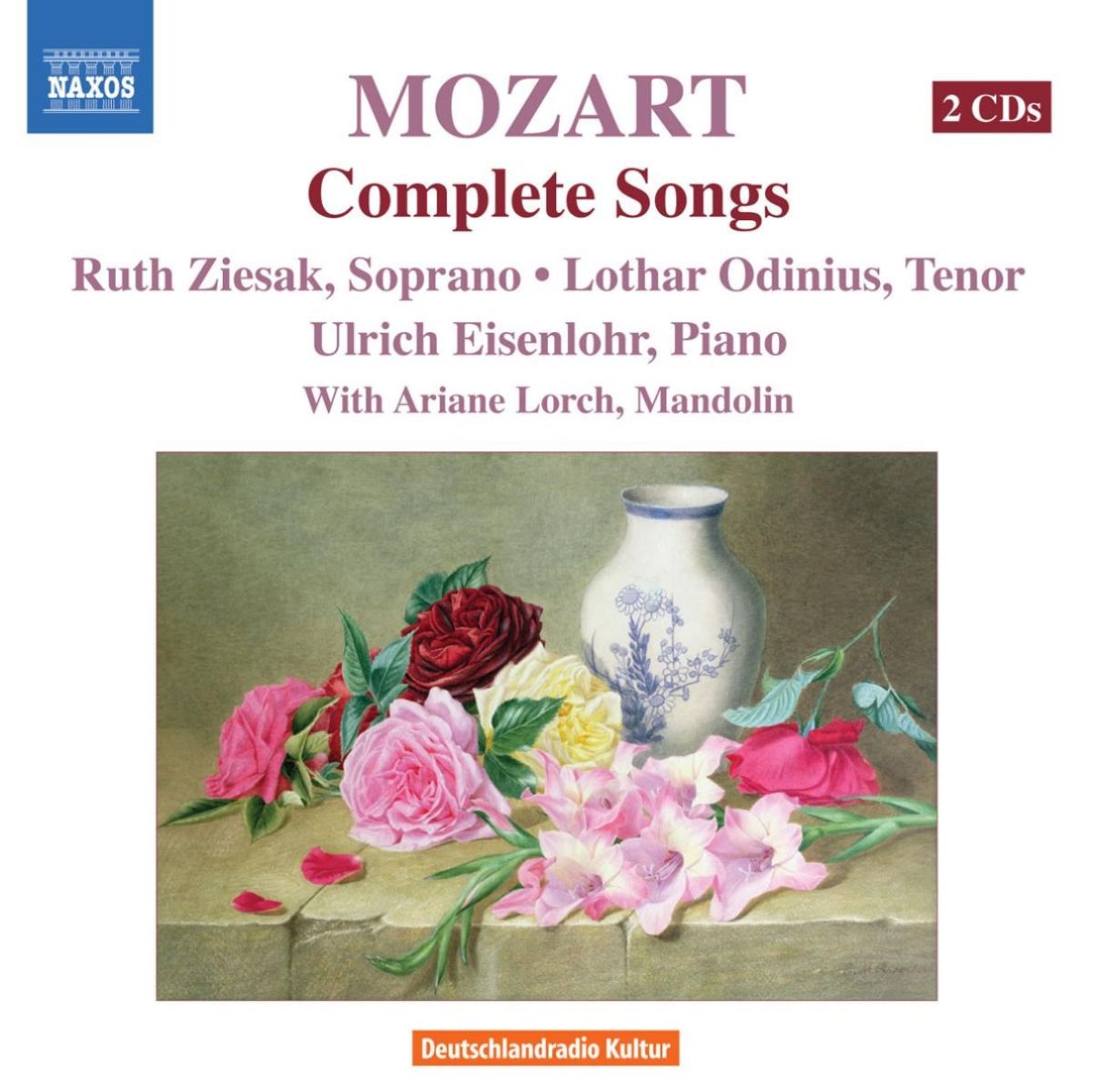 Afbeelding van Ruth Ziesak, Lothar Odinius, Ulrich Eisenlohr - Mozart: Complete Songs