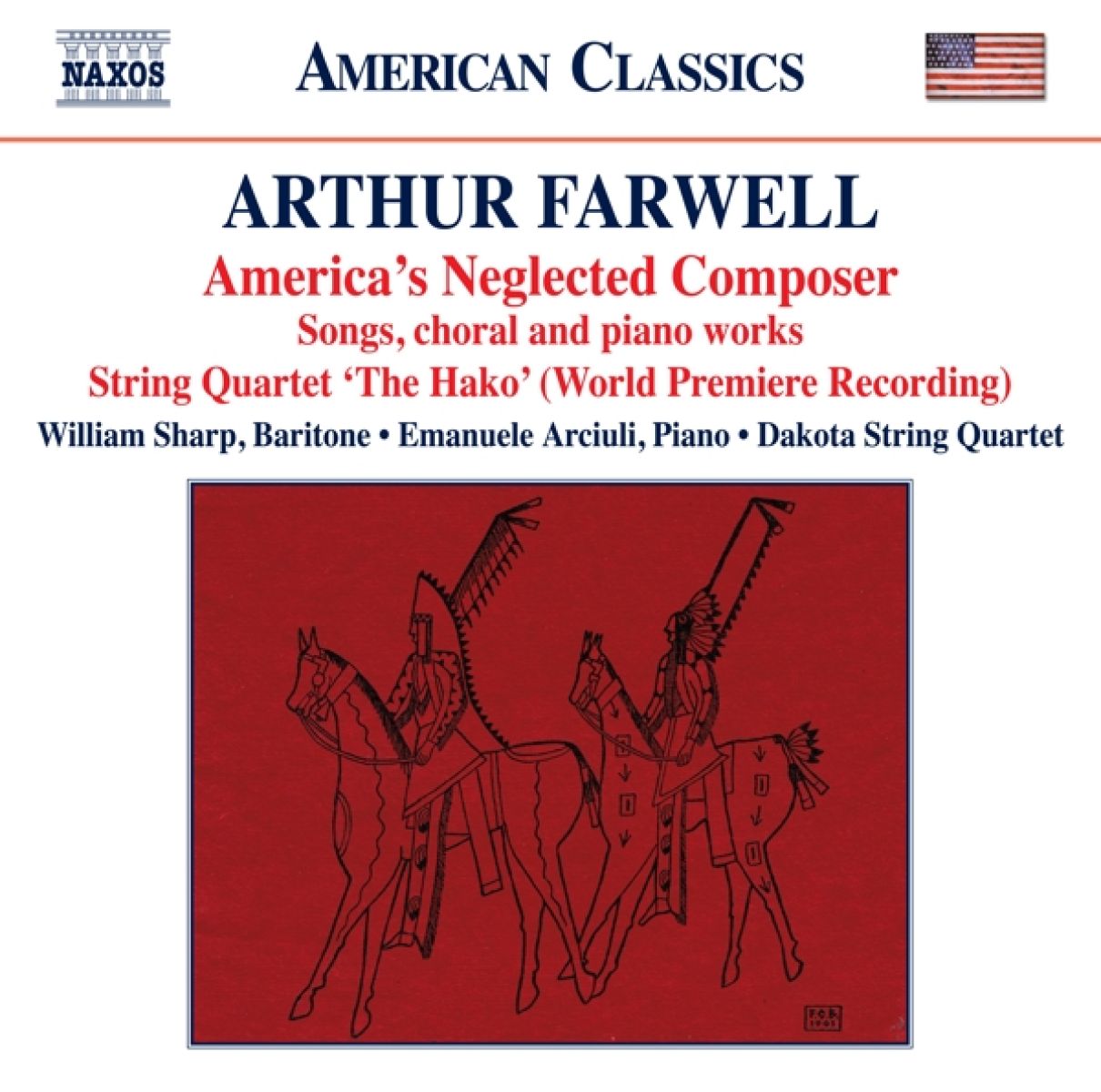 Afbeelding van William Sharp, Emanuele Arciuli, The Dakota String Quartet - America's Neglected Composer: Songs, Choral And Piano Works