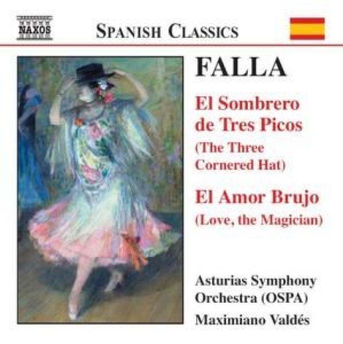 Afbeelding van Asturias Symphony Orchestra, Maximiano Valdés - Falla: El Amor Brujo/El Sombrere De Tres Picos