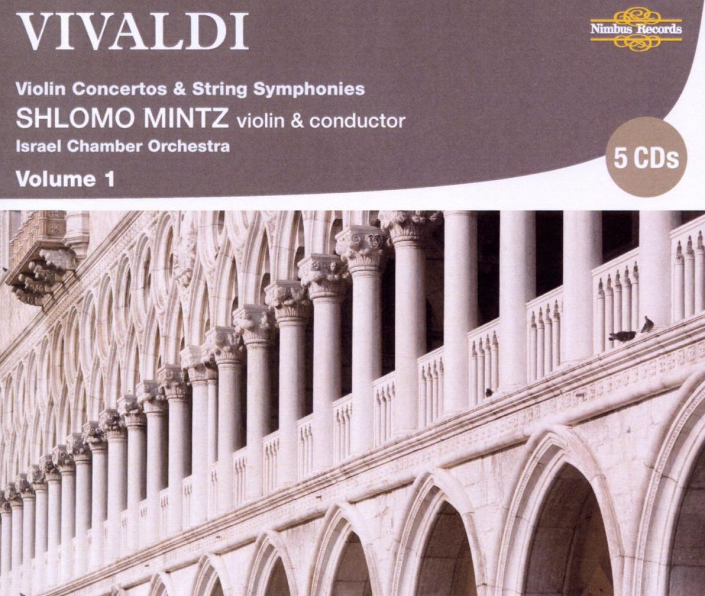Afbeelding van Israel Chamber Orchestra, Shlomo Mintz - Vivaldi: Violin Concertos & String Symphonies - Volume 1