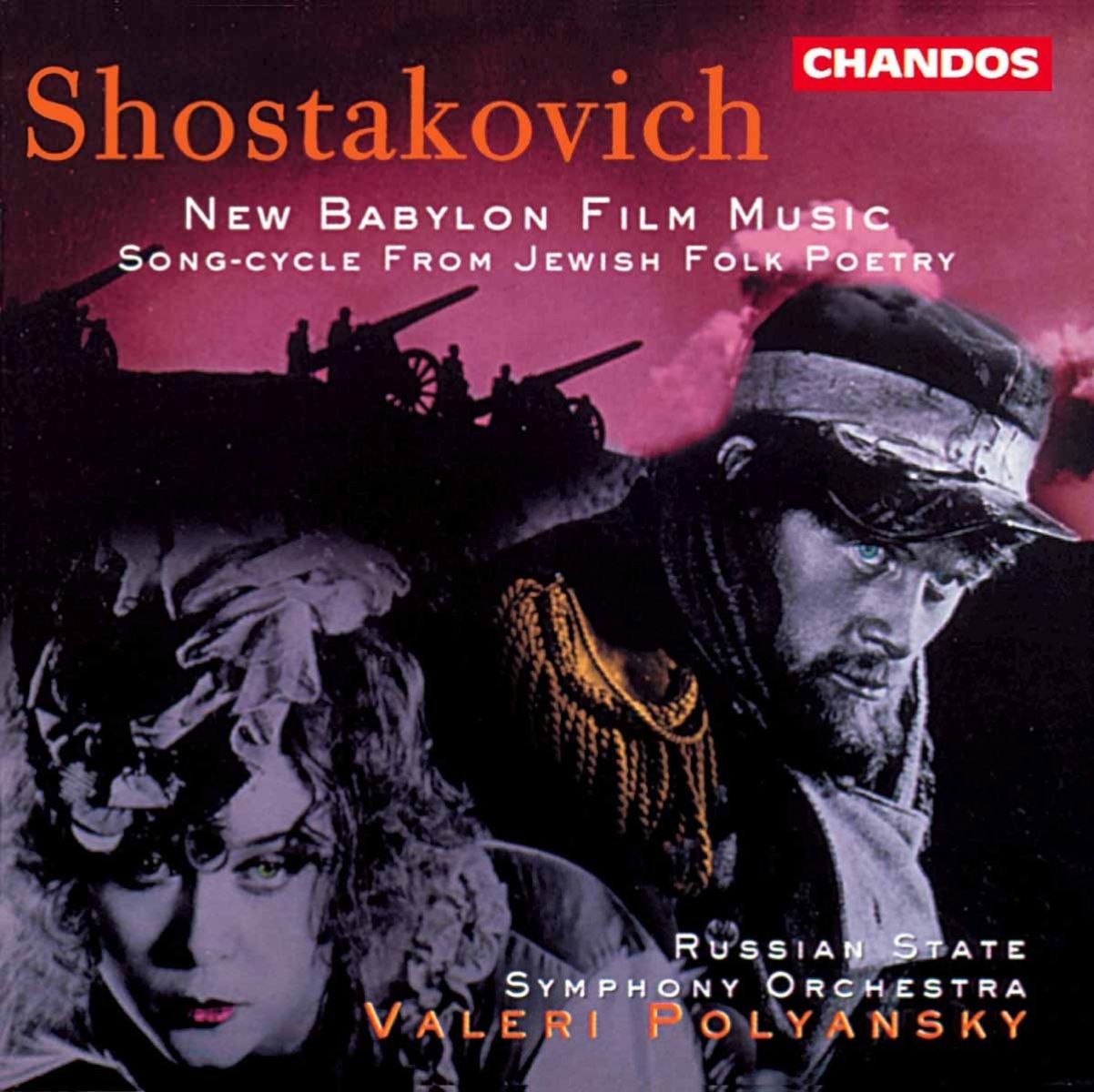 Afbeelding van Russian State Symphony Orchestra, Valeri Kuzmich Polyansky - Shostakovich: New Babylon | Jewish Folk Poetry