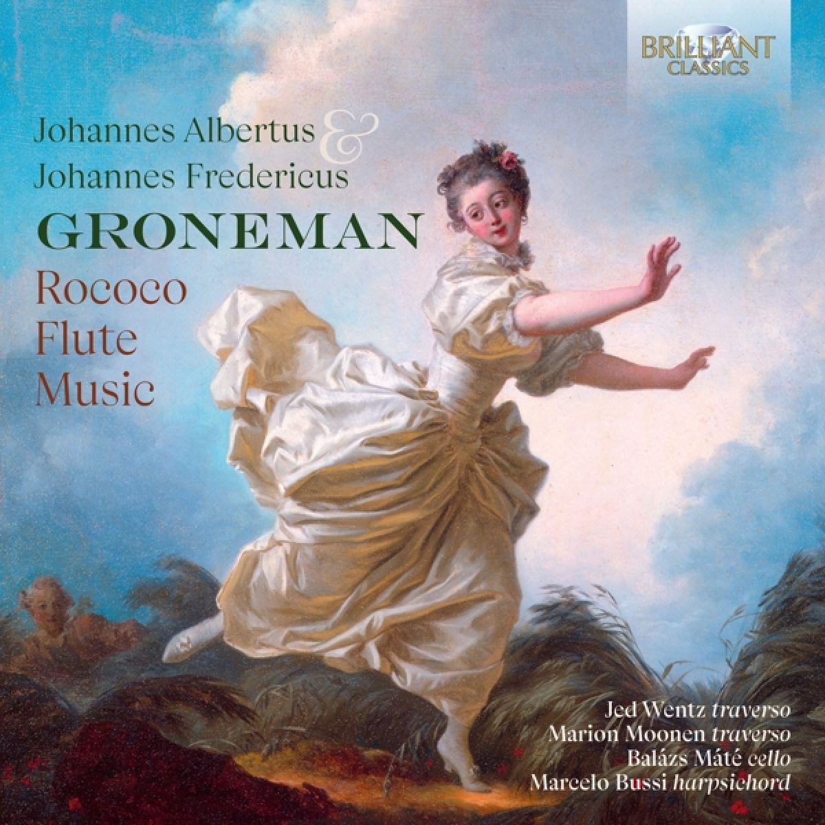 Afbeelding van Jed Wentz, Marion Moonen, Balázs Máté & Marcelo Bussi - J.A. & J.F. Groneman: Rococo Flute Music