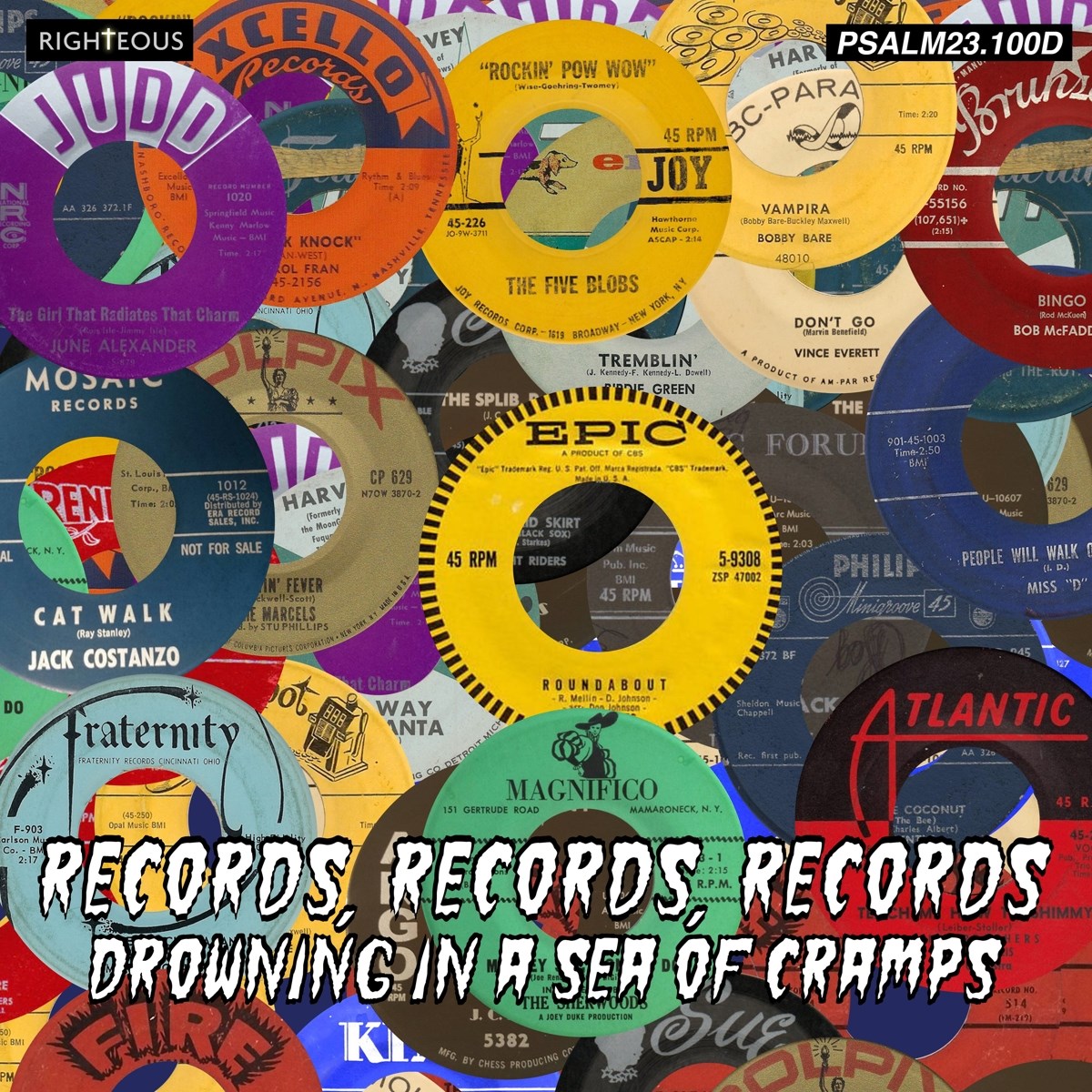 Various Artists - Records, Records, Records Drowning In A Sea Of Cramps