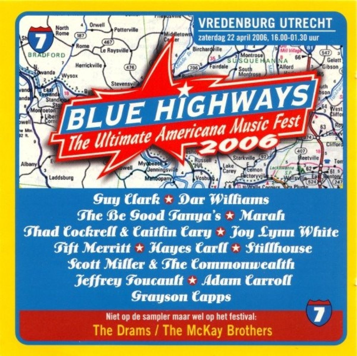 Afbeelding van Various Artists - Blue Highways - The Ultimate Americana Music Fest 2006