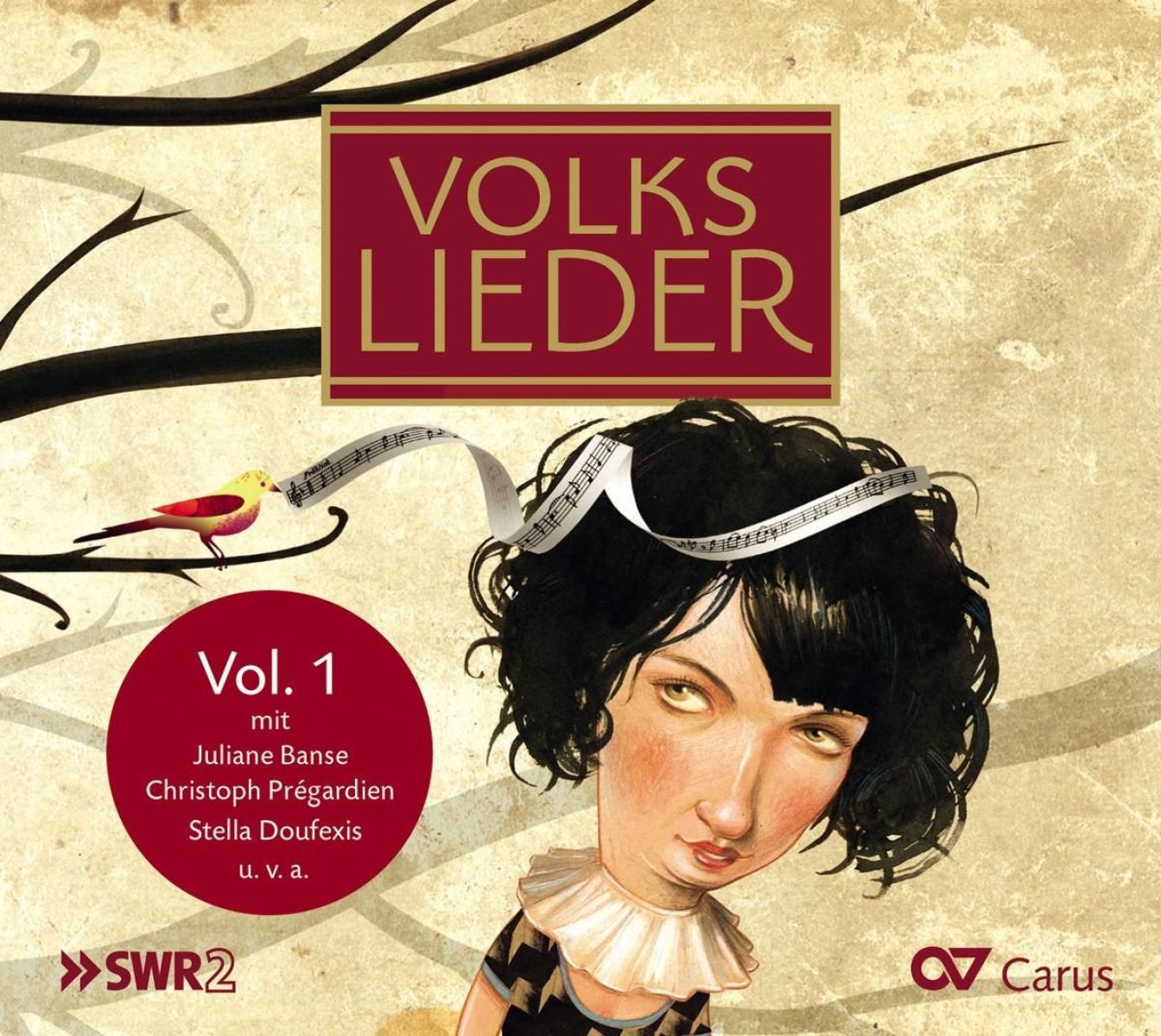 Afbeelding van Olaf Bär, Juliane Banse, Dorothee Mields, Christoph Prégardien - Schubert: Volkslieder Volume 1
