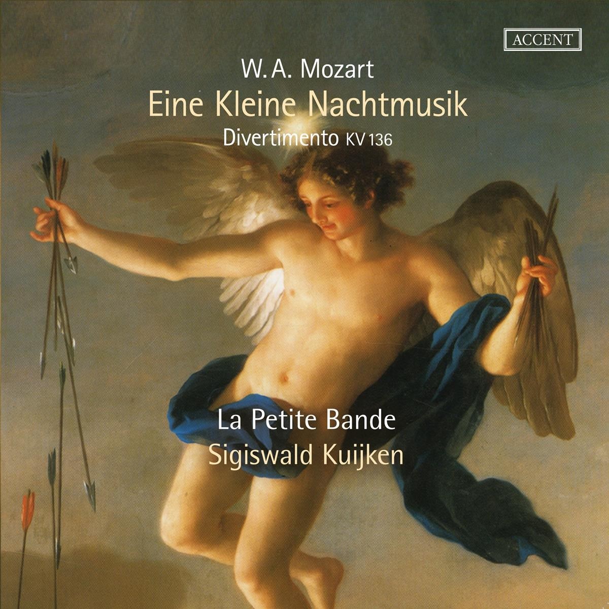 Afbeelding van La Petite Bande & Sigiswald Kuijken - Wolfgang Amadeus Mozart: Eine Kleine Nachtmusik, Divertimento KV 136