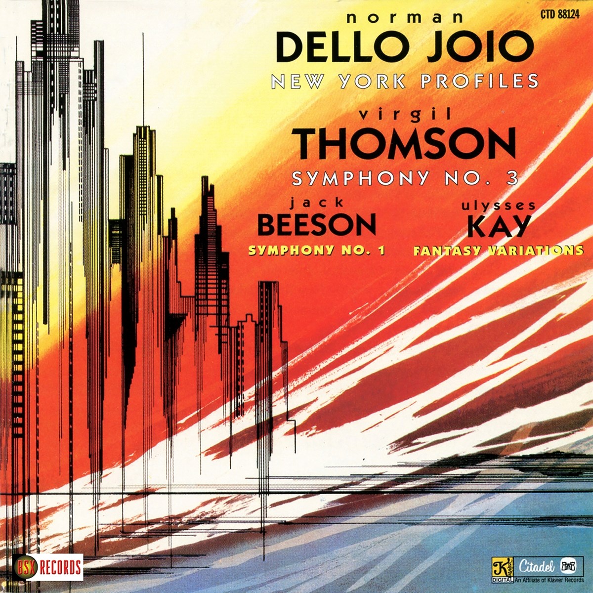 Afbeelding van Jack Beeson & Ulysses Kay - New York Profiles/Symphony No. 3