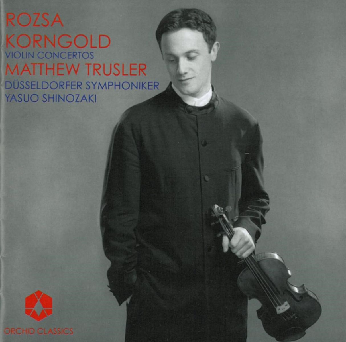 Afbeelding van Matthew Trustler, Düsseldorf Symphony Orchestra - Violin Concertos