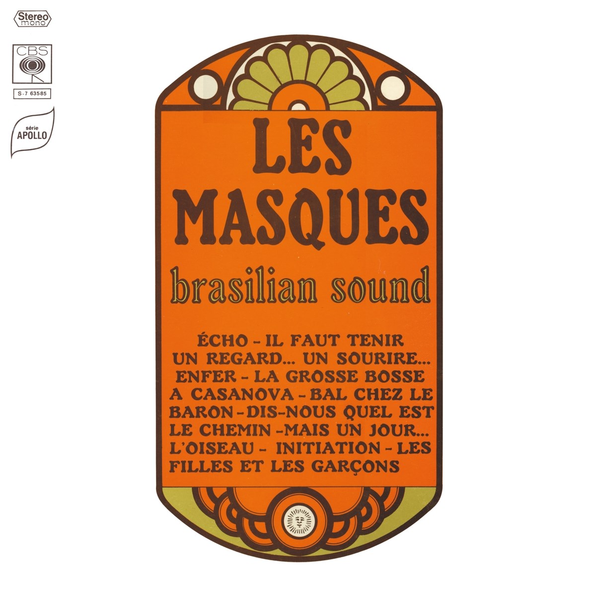 Afbeelding van Les Masques Accompagnés Par Le Trio Camara - Brasilian Sound