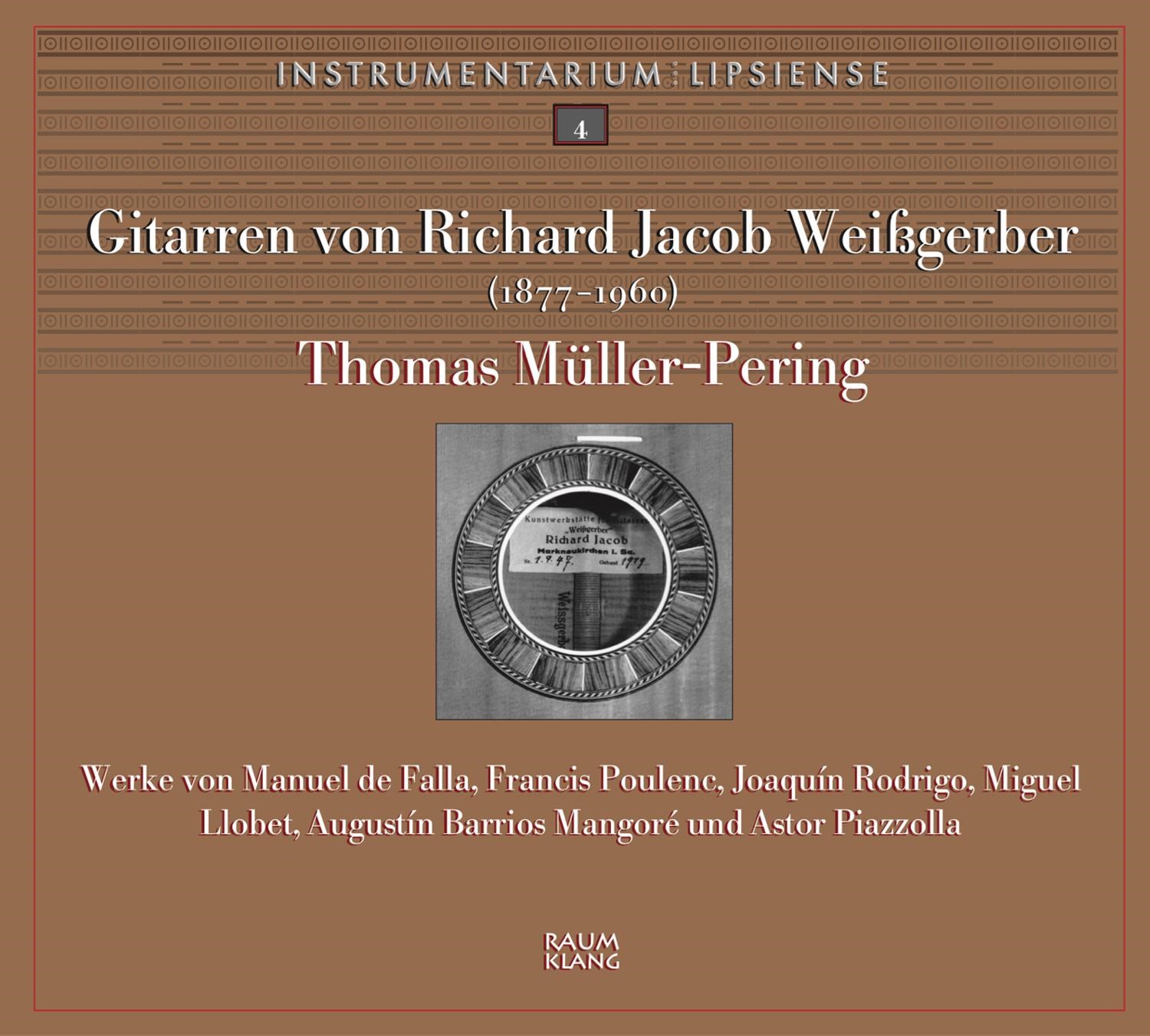 Afbeelding van Thomas Müller-Pering - Guitars Of Jacob Weissgerber (1877-1960)