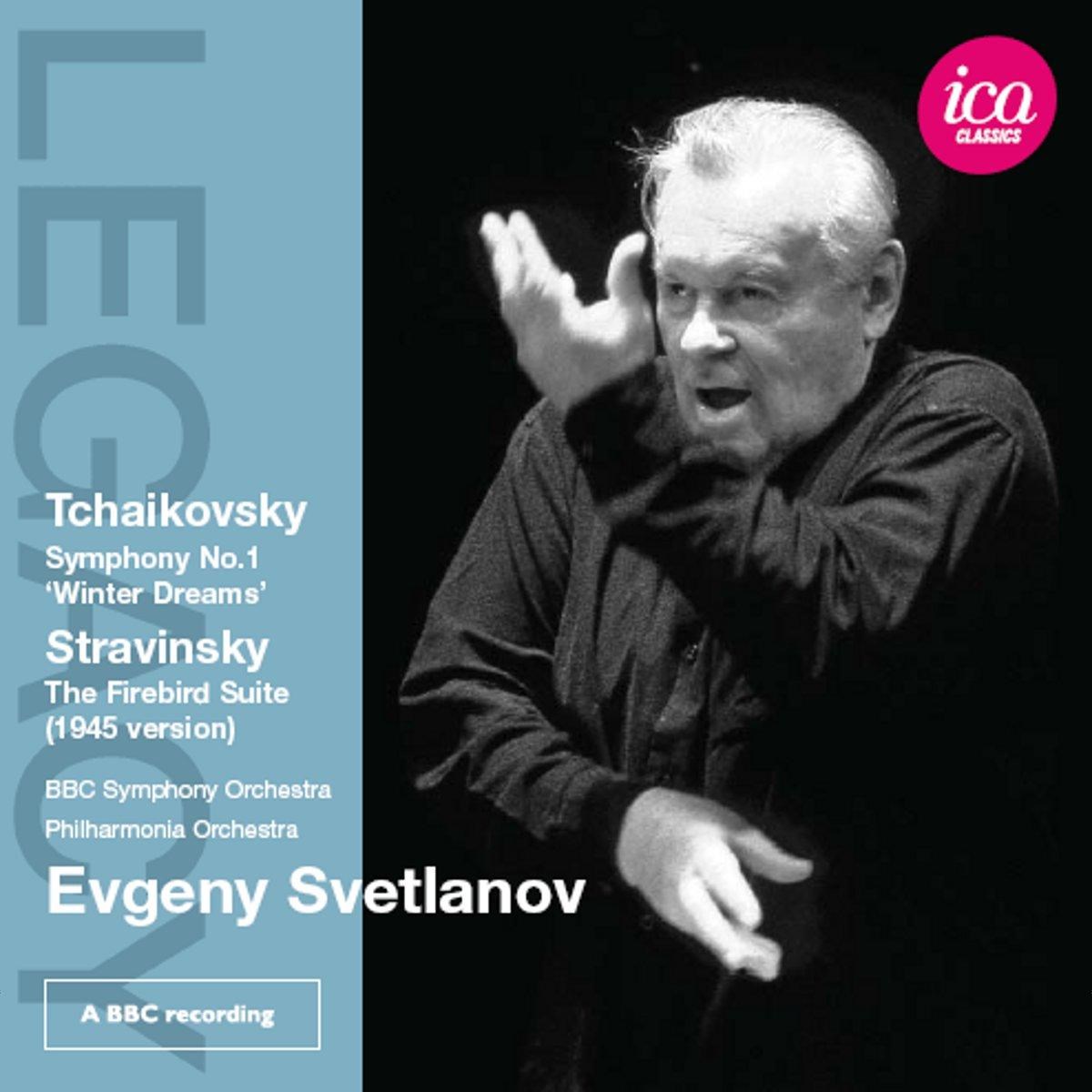 Afbeelding van BBC Symphony Orchestra, Philharmonia Orchestra, Evgeny Svetlanov - Symphony No.1/Firebird Suite