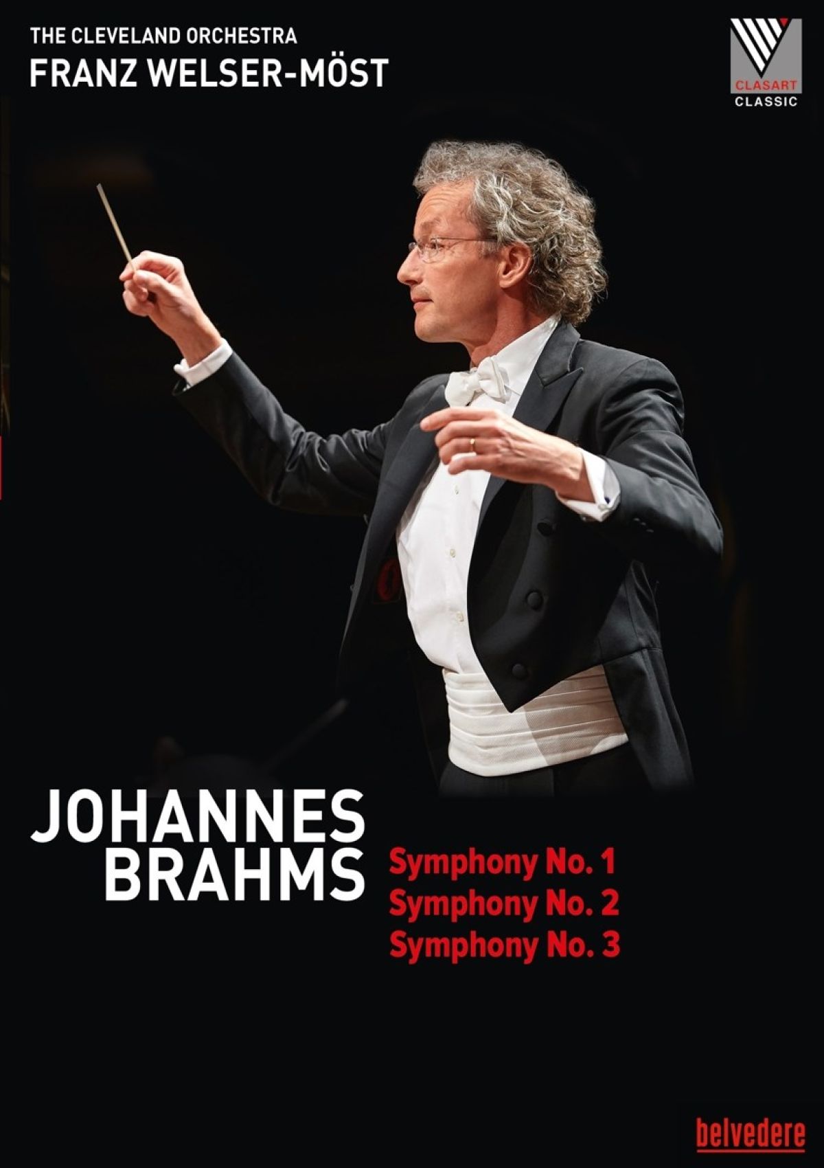 Afbeelding van Cleveland Orchestra, Franz Welser-Möst - Brahms: Symphony No.1+2+3