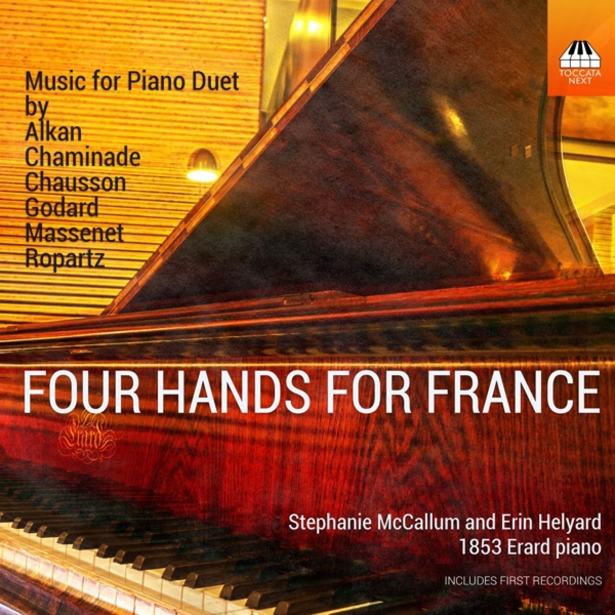 Afbeelding van Stephanie McCallum, Erin Helyard - Four Hands For France (Music For Piano Duet)