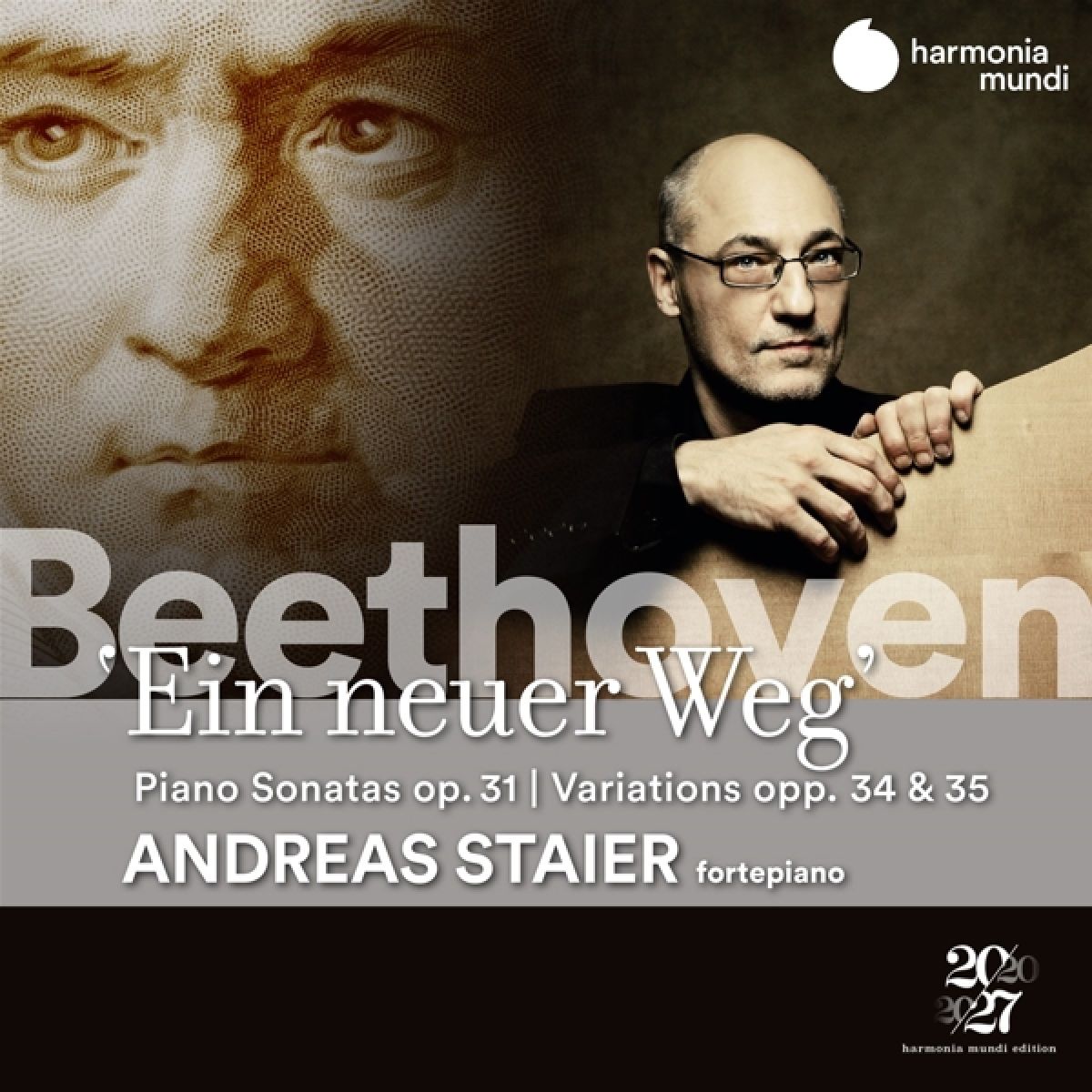 Afbeelding van Andreas Staier - Beethoven: Ein Neuer Weg. Piano Sonates