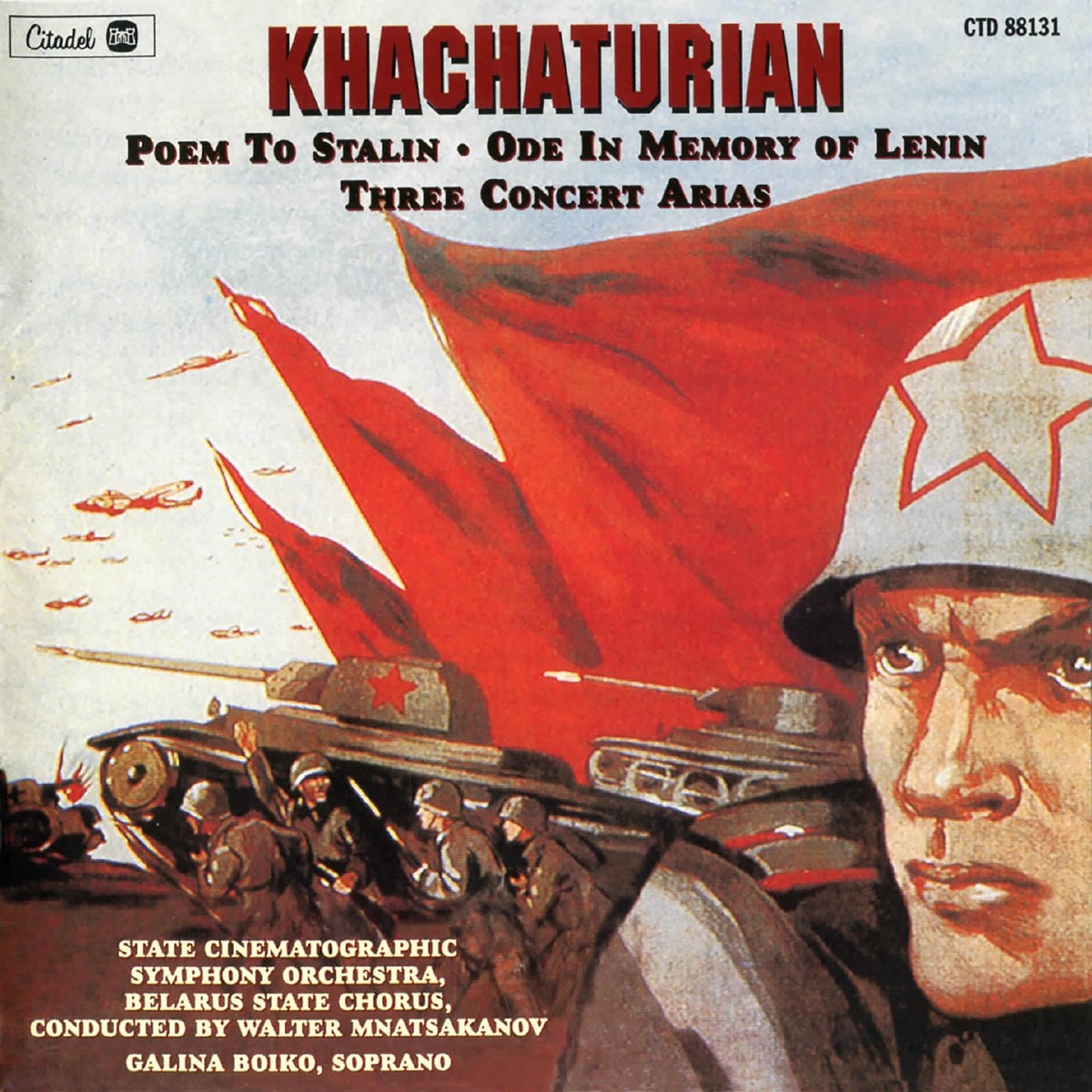 Afbeelding van State Cinematographic Symphony Orchestra - Khachaturian: Poem To Stalin/Ode In Memory Of Lenin/Three Concert Arias