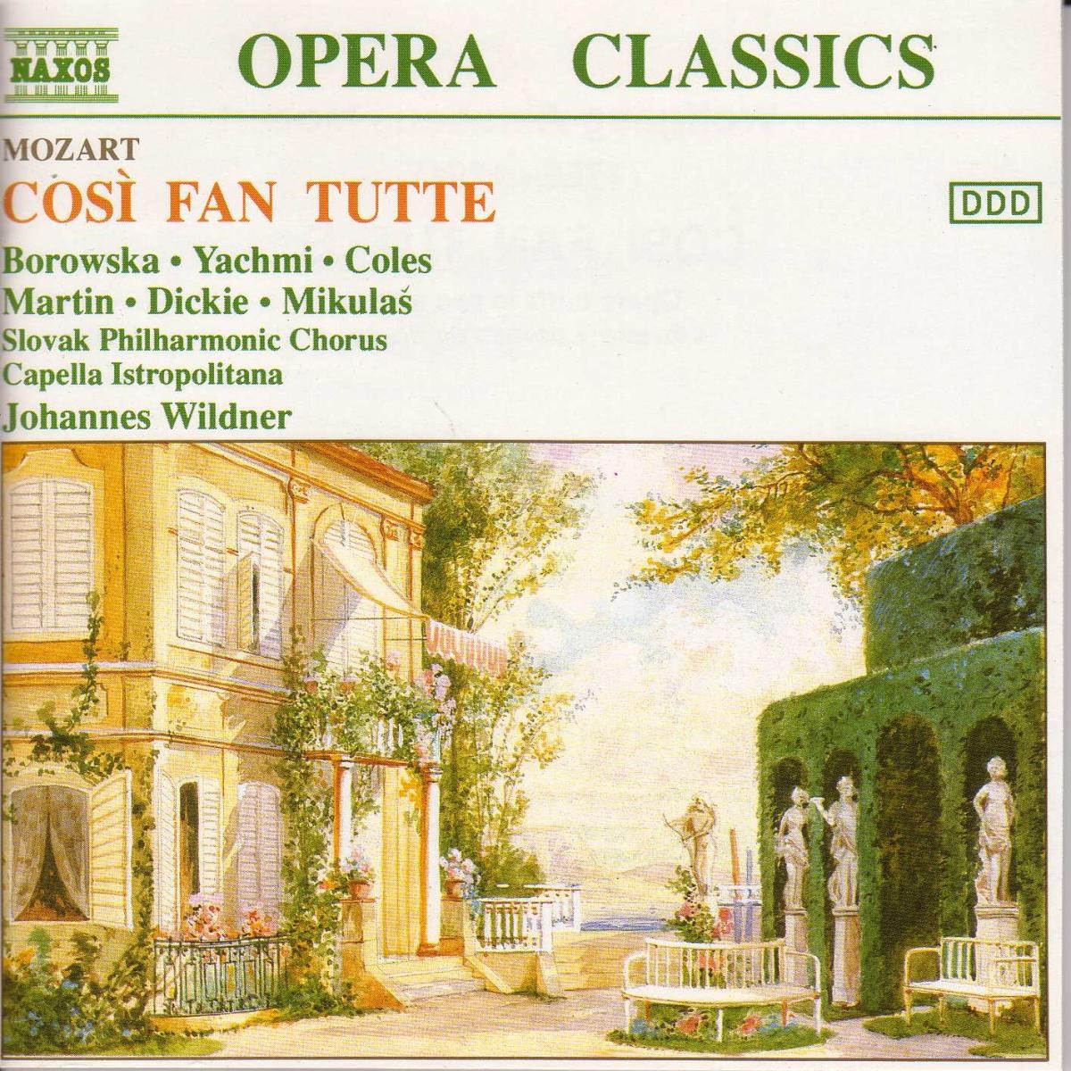 Afbeelding van Slovak Philharmonic Chorus, Capella Istropolitana, Johannes Wildner - Mozart: Cosi Fan Tute