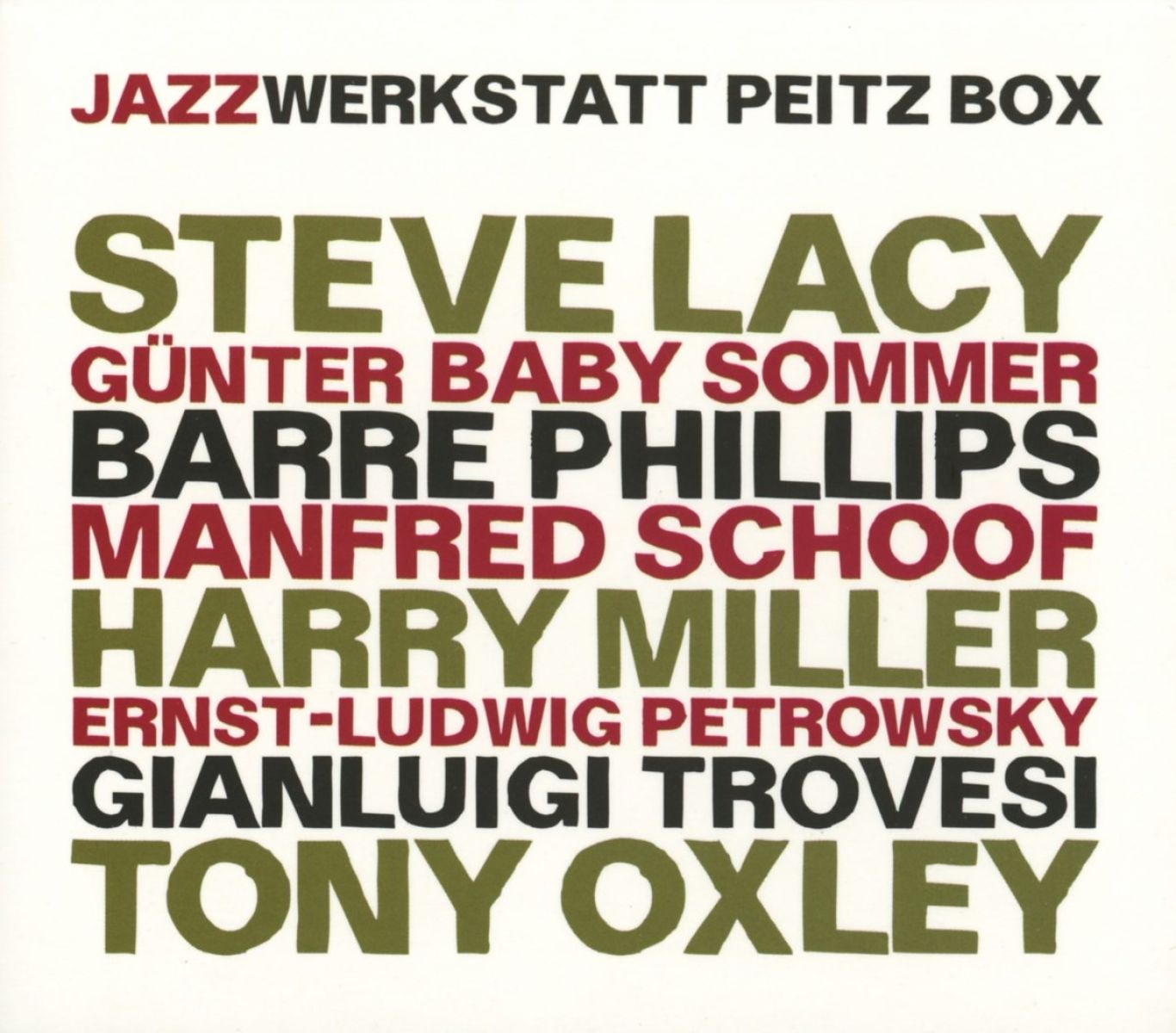Afbeelding van Various Artists - Jazzwerkstatt Peitz Box Vol.1