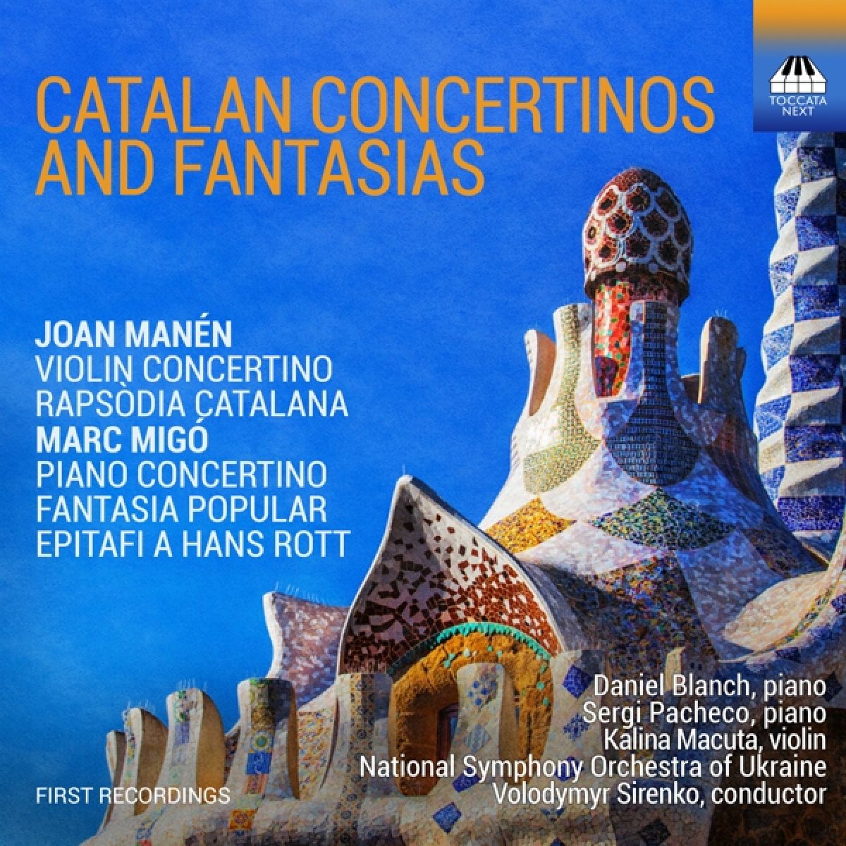 Daniel Blanch, Sergi Pacheco, Kalina Macuta, National Symphony Orchestra Of Ukraine, Volodymyr Sirenko - Catalan Concertinos And Fantasias