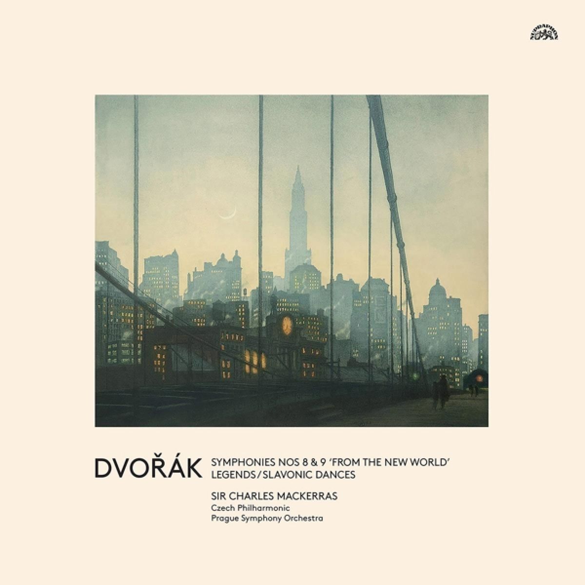 Afbeelding van Czech Philharmonic Orchestra, Prague Symphony Orchestra, Sir Charles Mackerras - Dvořák: Symphonies Nos.8 & 9, Legends, Slavonic Dances