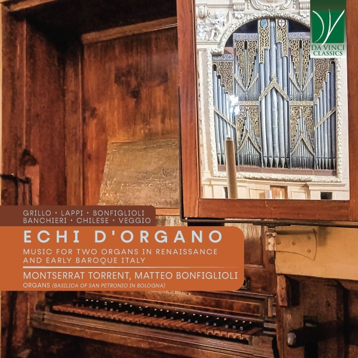 Afbeelding van Montserrat Torrent & Matteo Bonfiglioli - Echi D'Organo: Music For Two Organs In Renaissance And Early Baroque Italy