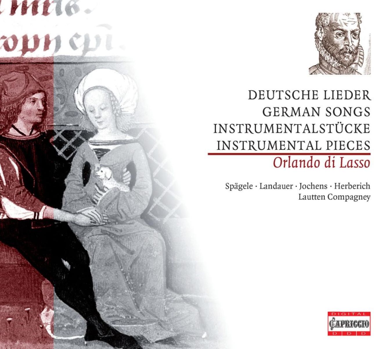 Mona Spägele, Bernhard Landauer, Wilfried Jochens, Thomas Herberich, Lautten Compagney - De Lassus: Deutsche Lieder & Instrumentalstücke