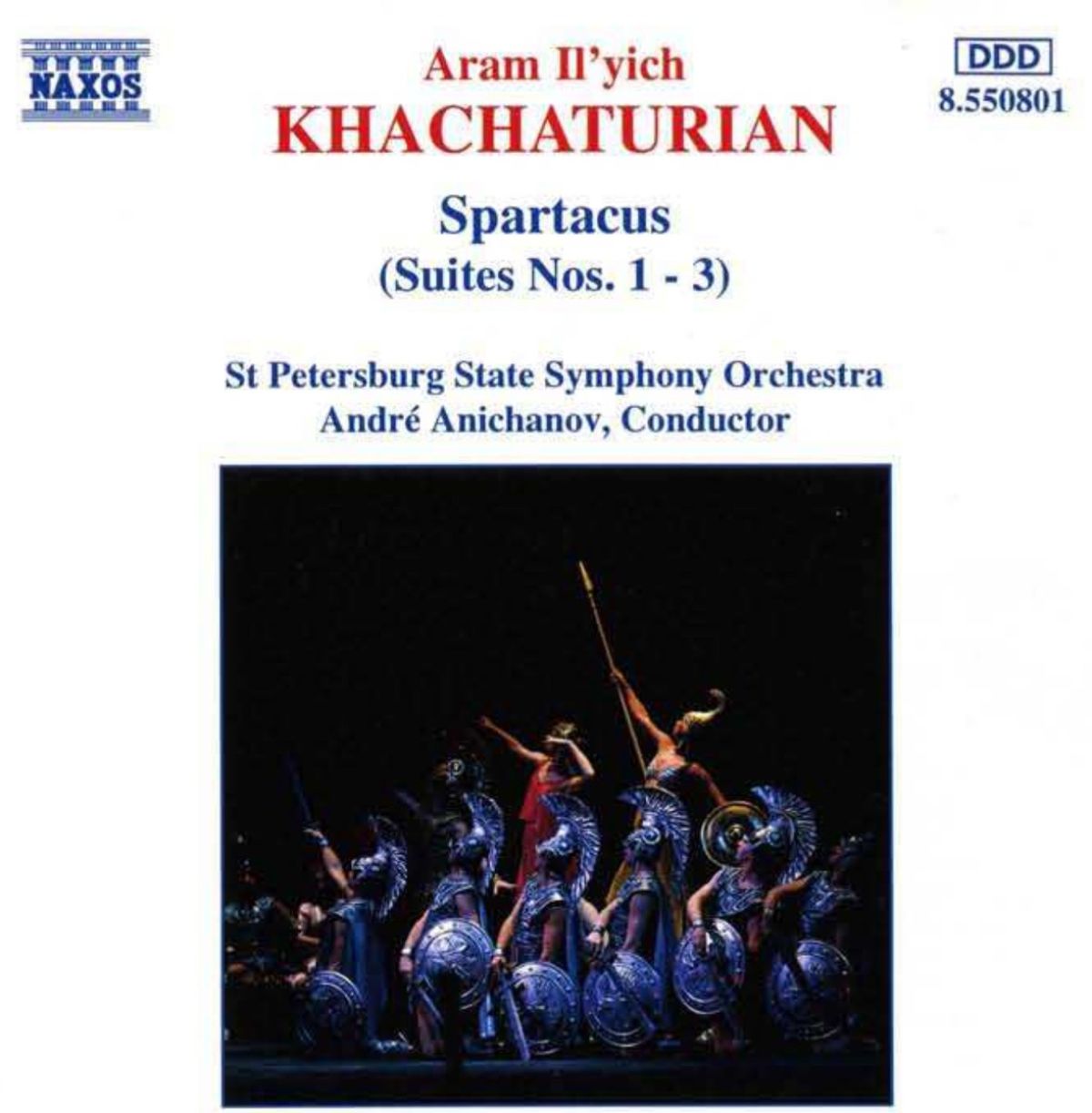 Afbeelding van St Petersburg State Symphony Orchestra - Khachaturian: Spartacus Suites 1-3