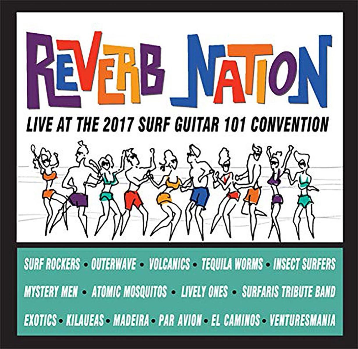 Afbeelding van Various Artists - Reverb Nation: Live At The 2017 Surf Guitar 101 Convention