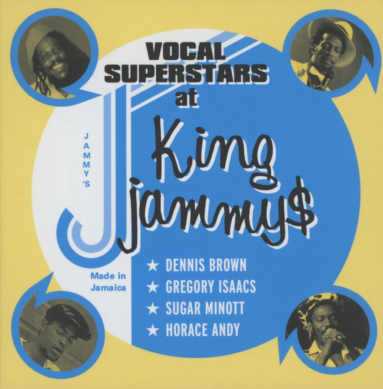 Afbeelding van Dennis Brown, Gregory Isaacs, Sugar Minott, Horace Andy - Vocal Superstars At King Jammys