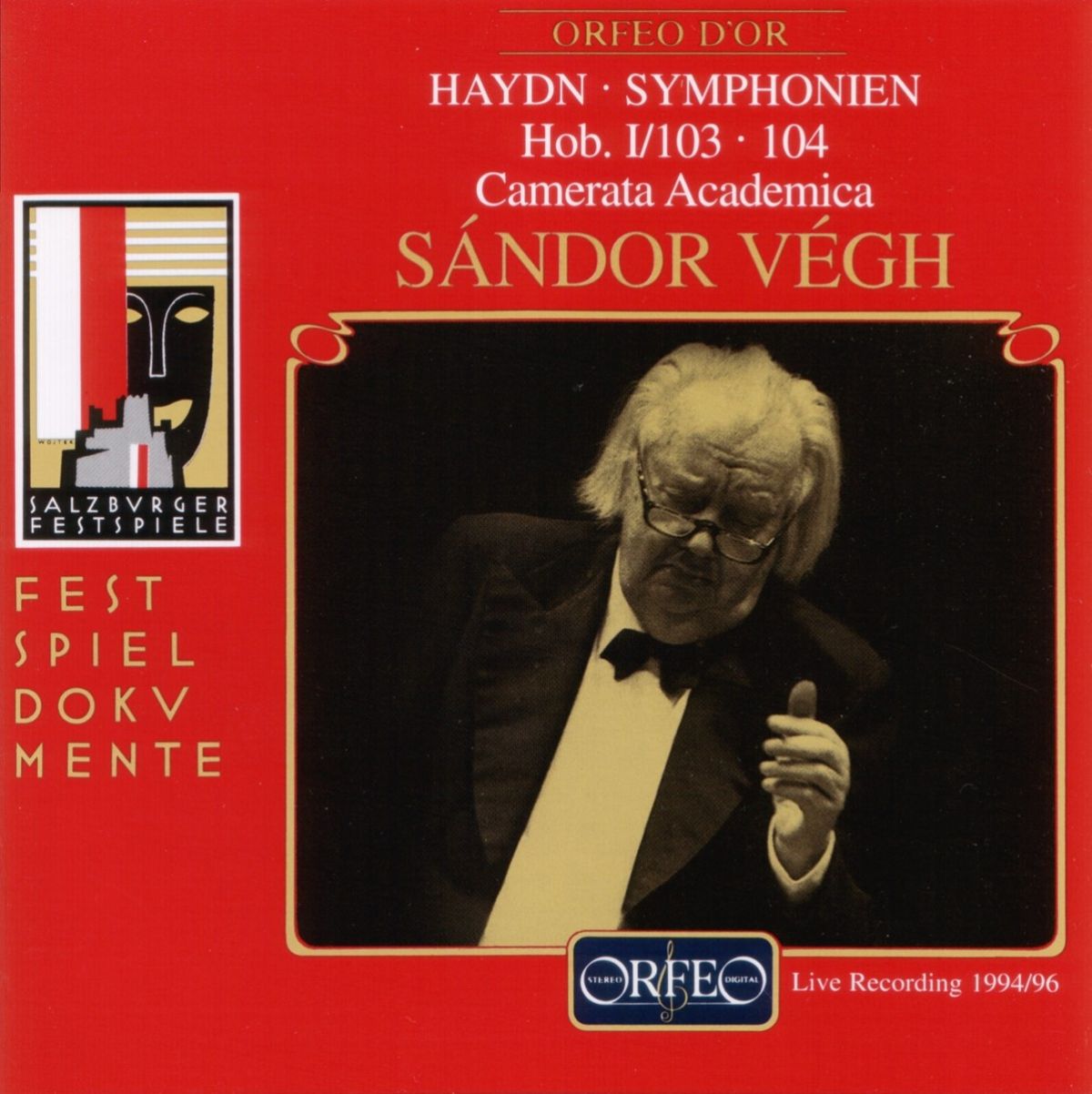 Afbeelding van Camerata Academica Salzburg, Sándor Végh - Haydn: Symphonien Hob. I/103 · 104