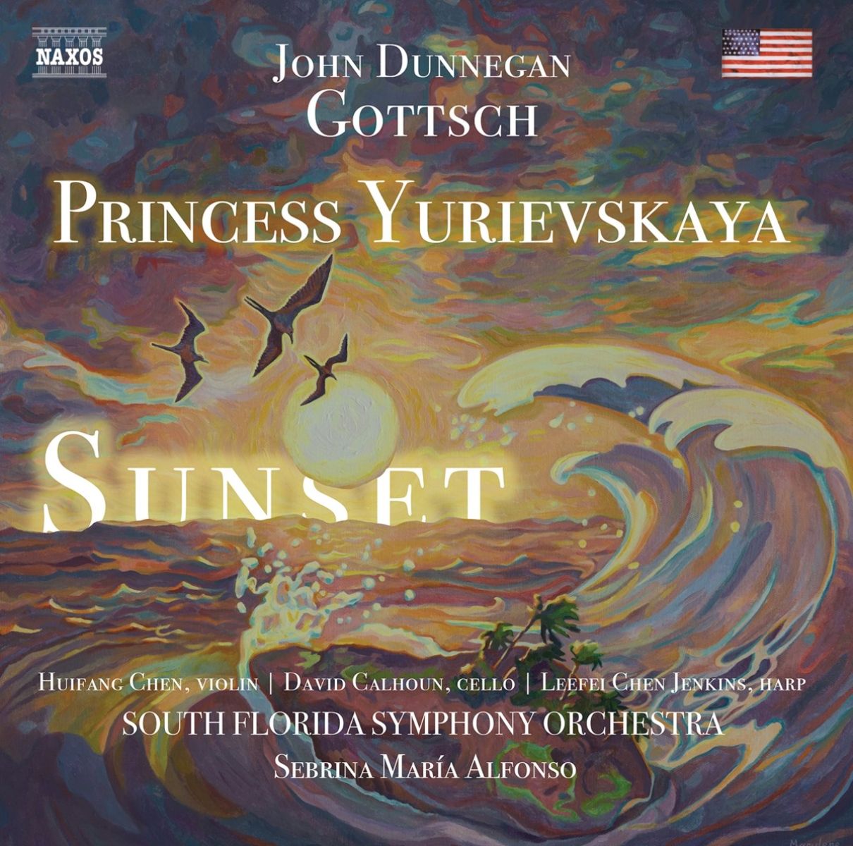 Huifang Chen, David Calhoun, Leefei Chen Jenkins, South Florida Symphony Orchestra, Sebrina Maria Alfonso - Gottsch: Sunset | Princess Yurievskaya