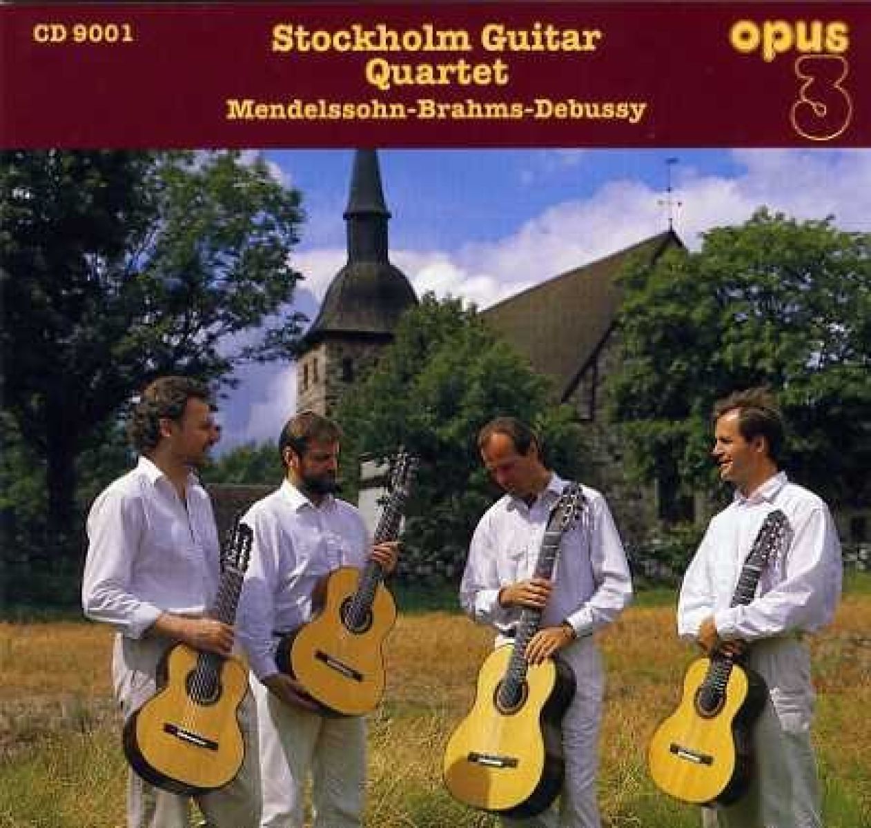 Afbeelding van Stockholm Guitar Quartet - Mendelsohn, Brahms, Debussy