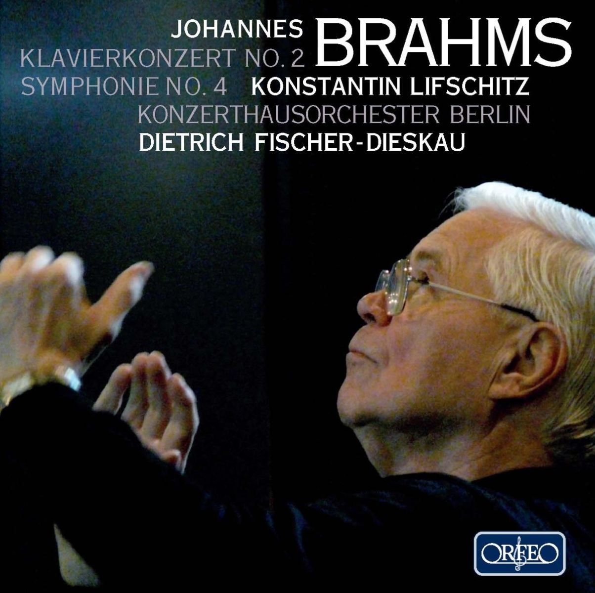 Afbeelding van Konstantin Lifschitz, Konzerthausorchester Berlin, Dietrich Fischer-Dieskau - Brahms: Klavierkonzert No. 2 | Symphonie No. 4