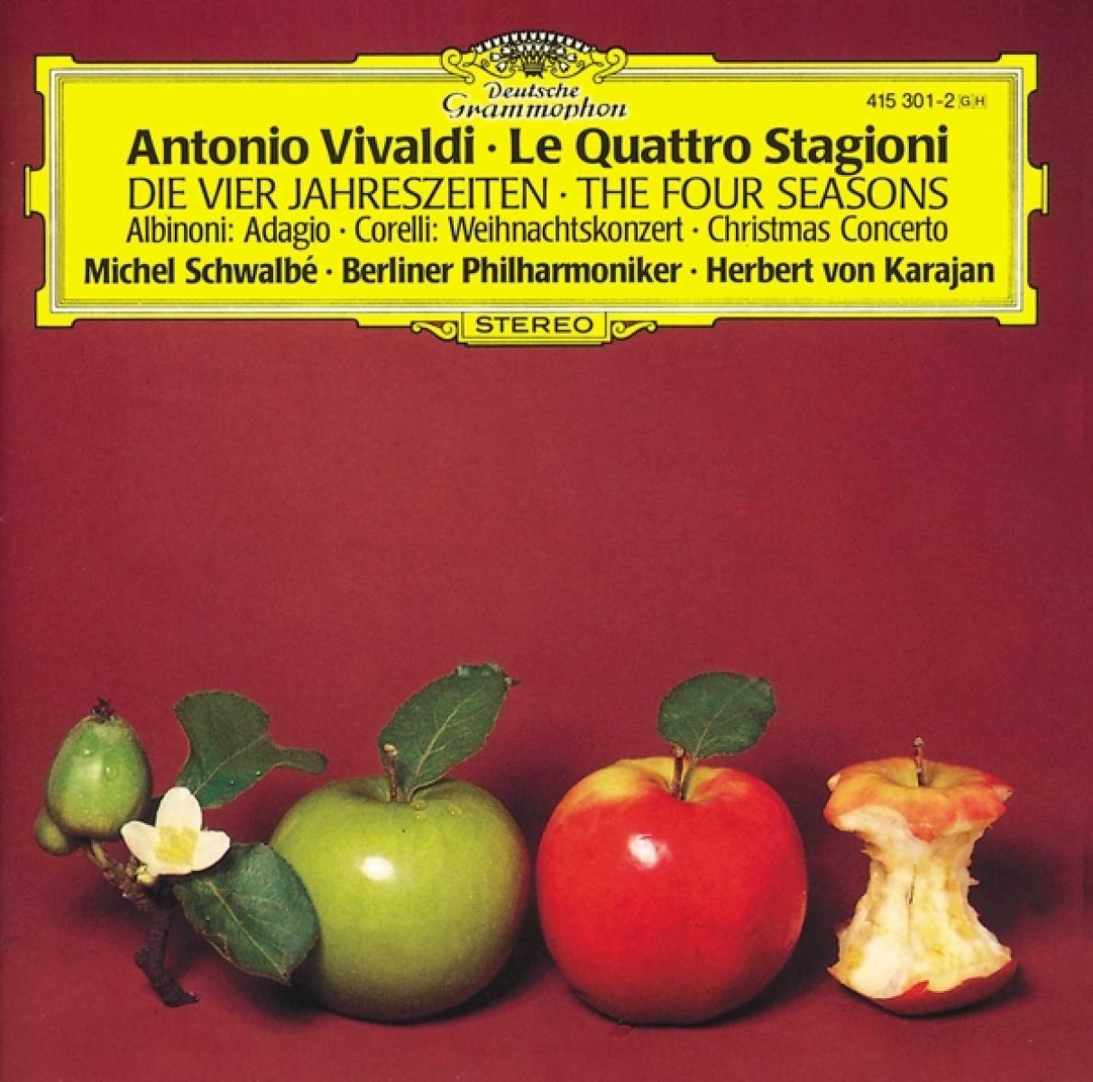 Afbeelding van Michel Schwalbé, Berliner Philharmoniker, Herbert Von Karajan - Vivaldi: Le Quattro Stagioni | Albinoni: Adagio | Corelli: Christmas Concerto