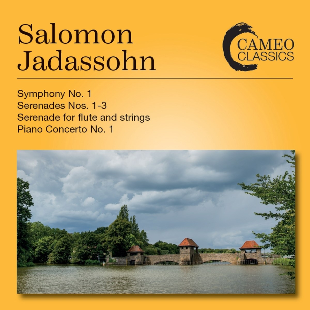 Afbeelding van Malta Philharmonic Orchestra, Belarussian State Symphony Orchestra - Jadassohn: Symphony No. 1 | Serenade For Flute And Strings | Piano Concert No. 1