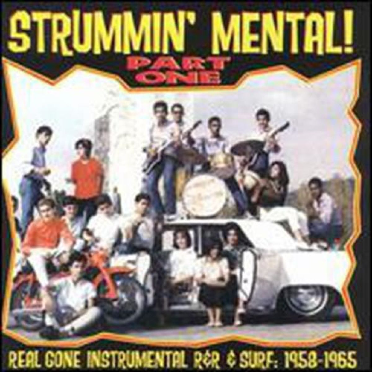 Afbeelding van Various Artists - Strummin' Mental! Part One - Real Gone Instrumentals R&R & Surf:1958-1965
