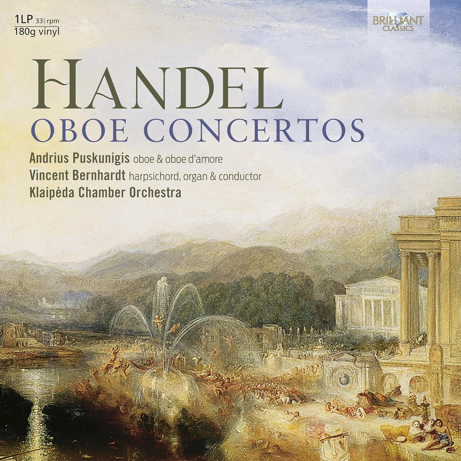 Afbeelding van Andrius Puskunigis, Vincent Bernhardt, Klaipeda Chamber Orchestra - Handel: Oboe Concertos