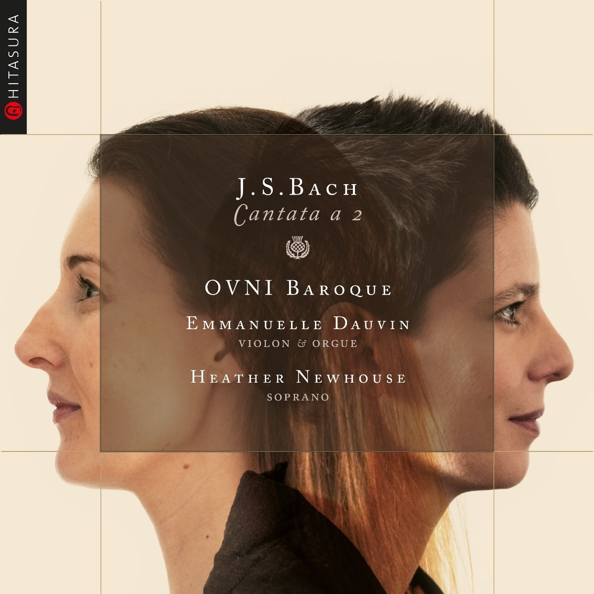 Afbeelding van Emmanuelle Dauvin & Heather Newhouse - J.S. Bach: Cantata A 2