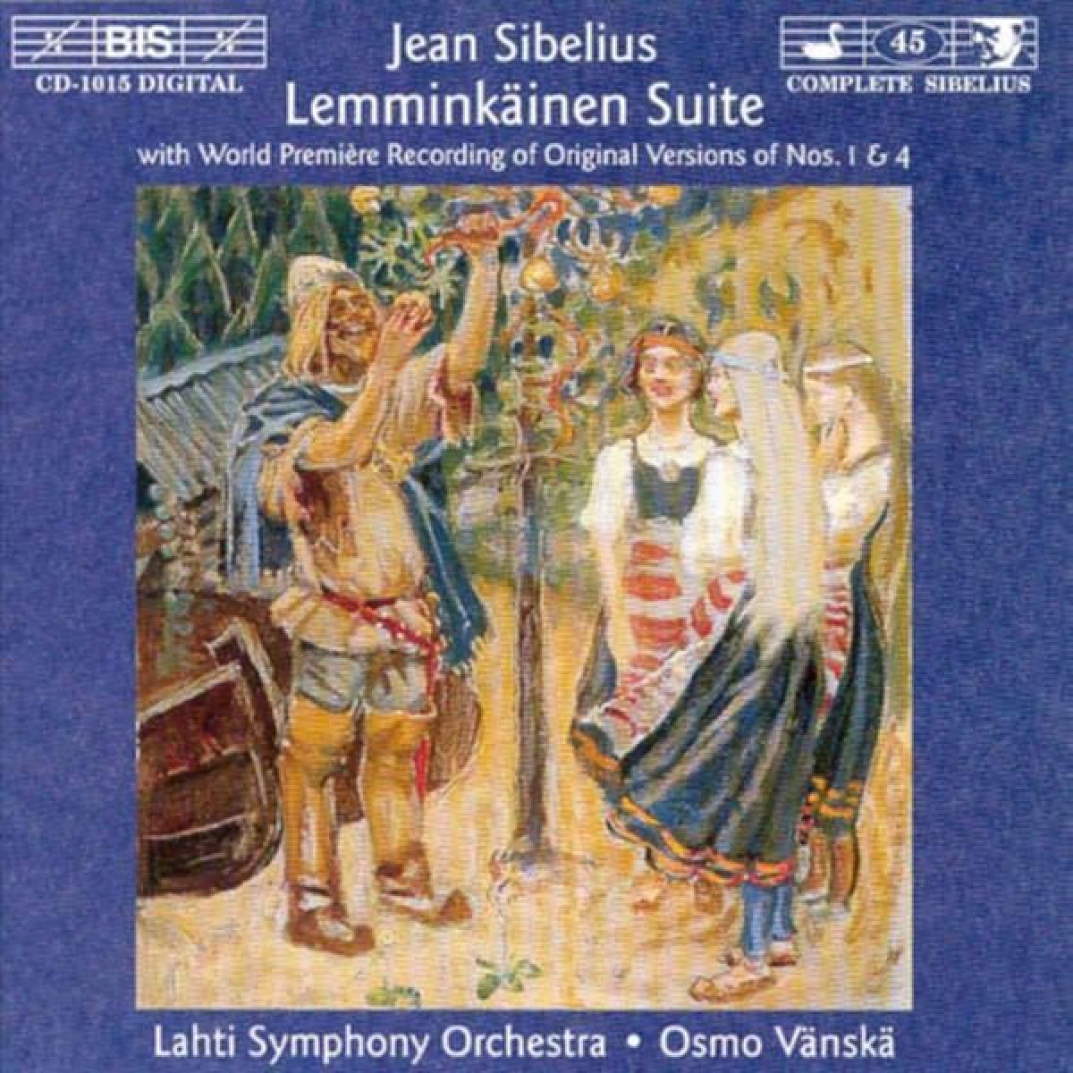 Afbeelding van Lahti Symphony Orchestra, Osmo Vänskä - Sibelius: (Compl.Ed. 45), Lemminkainen Suite